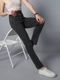 Women Straight Fit High-Rise Clean Look Stretchable Jeans