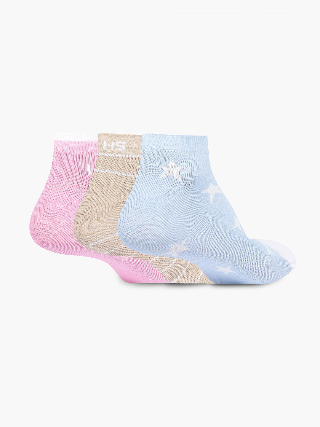 High Star Women pack of 2 Multicolor Socks