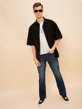 Men Bootcut Light Fade Stretchable Jeans