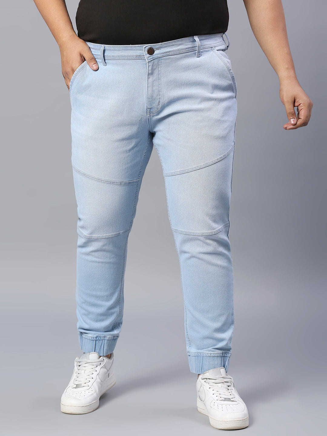 Men Plus Size Slim Fit Stretchable Jeans