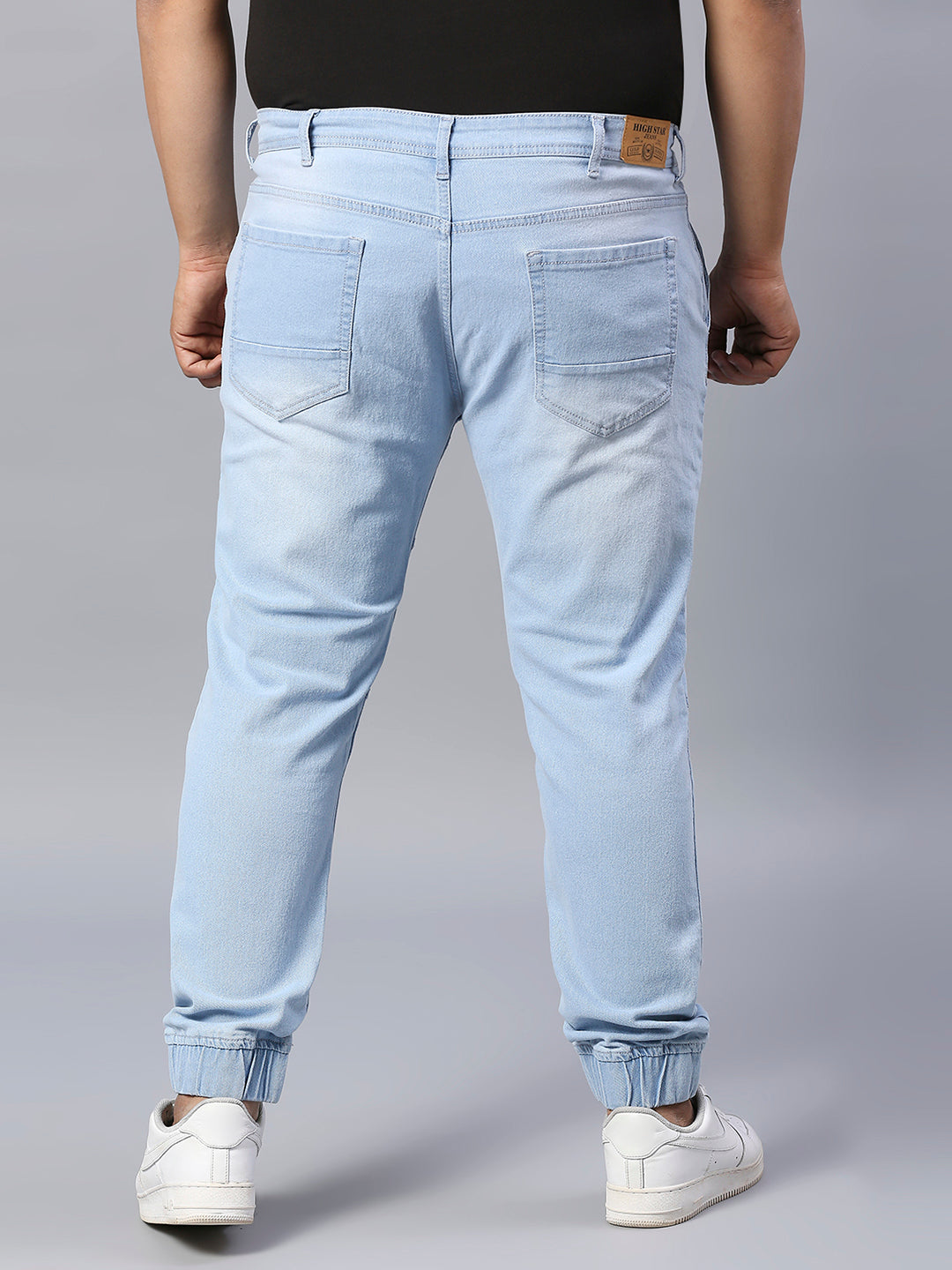 Men Plus Size Slim Fit Stretchable Jeans