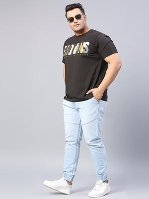 Men Plus Size Slim Fit Stretchable Jeans