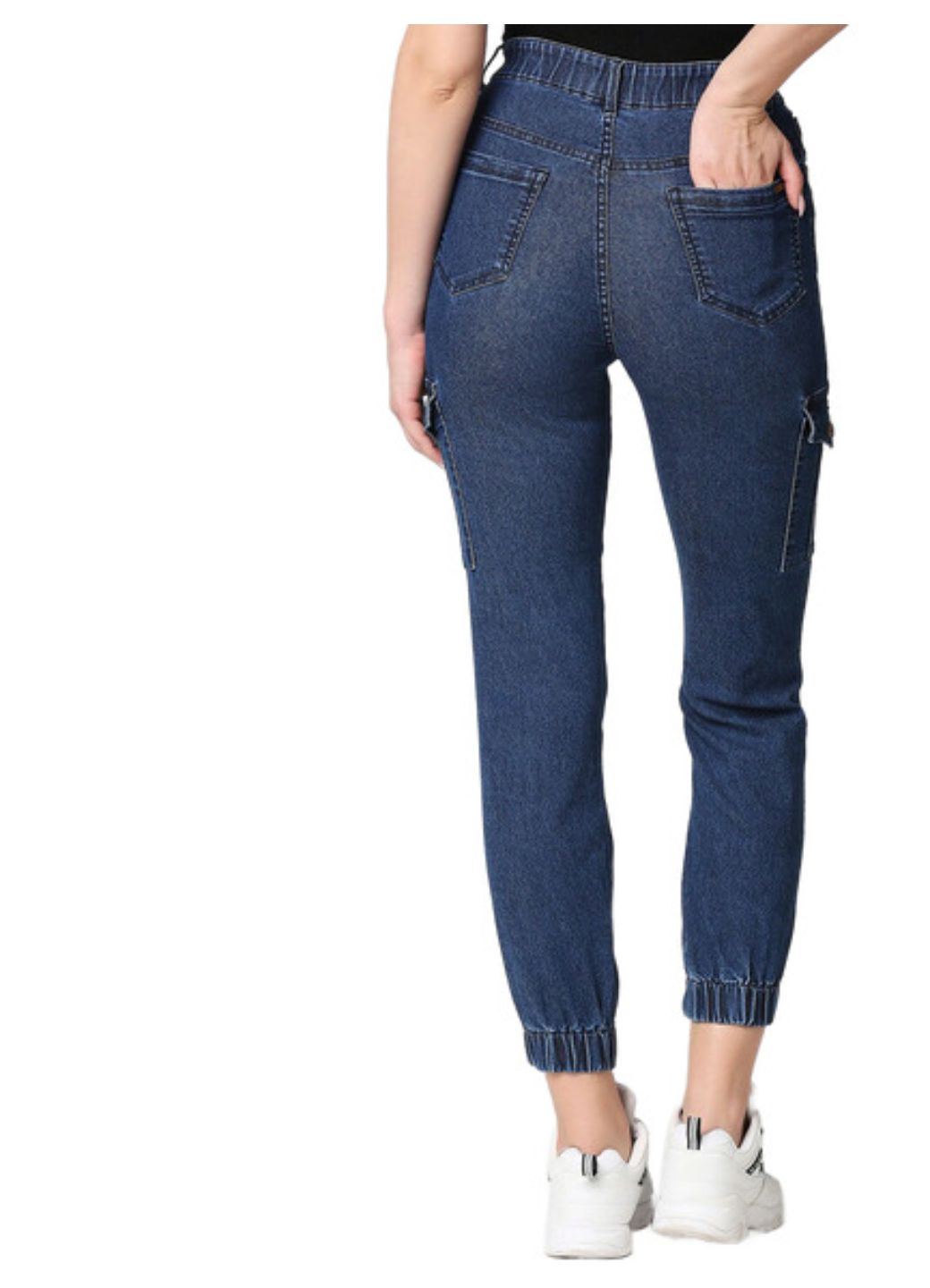 Women Blue Jogger Jeans