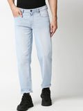 Men Blue Relaxed Fit Heavy Fade Jeans