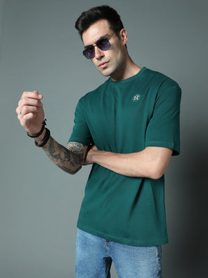 Round Neck Relaxed Pure Cotton short sleeve Tshirts