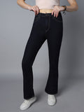 Women Bootcut High-Rise Clean Look Stretchable Jeans