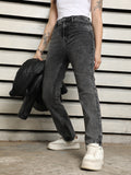 Women Stove Pipe High-Rise Light Fade Jeans