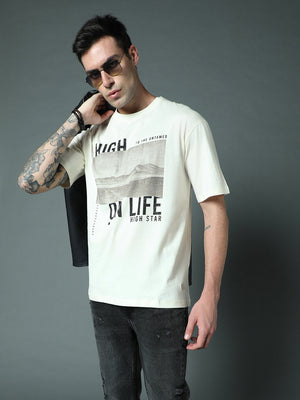 Graphic Printed Relaxed Fit Pure Cotton Tshirts