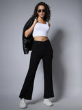 Stretch Flare Fit Clean Look Jeans