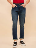 Men Straight Fit Light Fade Mid-Rise Stretchable Jeans