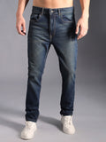 Men Cotton Relaxed Fit Mid-Rise Casual Jeans