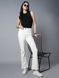 Women Bootcut High-Rise Clean Look Stretchable Jeans