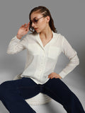 Classic Cuban Collar Long Sleeves Cotton Casual Shirt