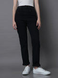 Women Straight Fit High-Rise Clean Look Stretchable Jeans