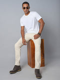 Men Straight Fit Mid-Rise Clean Look Stretchable Jeans