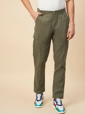 Men Mid-Rise Cargos