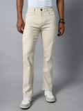 Men Bootcut Mid-Rise Clean Look Stretchable Jeans