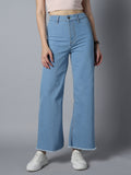 Women 90s Marine Straight Fit High-Rise Stretchable Jeans