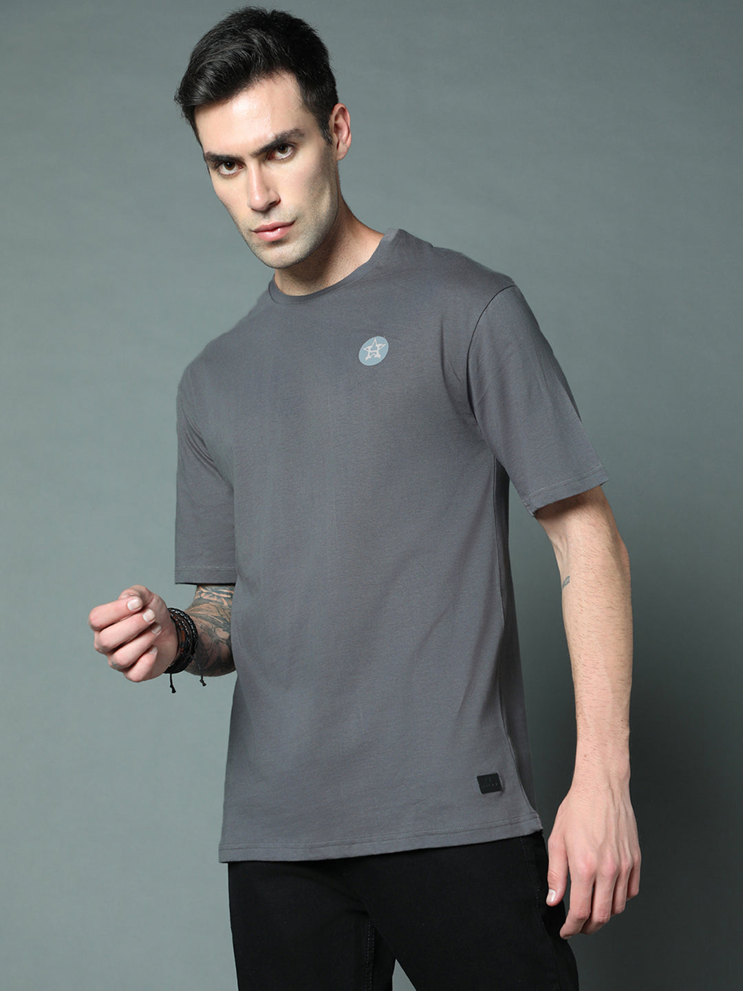 Graphic Printed Relaxed Fit Pure Cotton T-Shirts