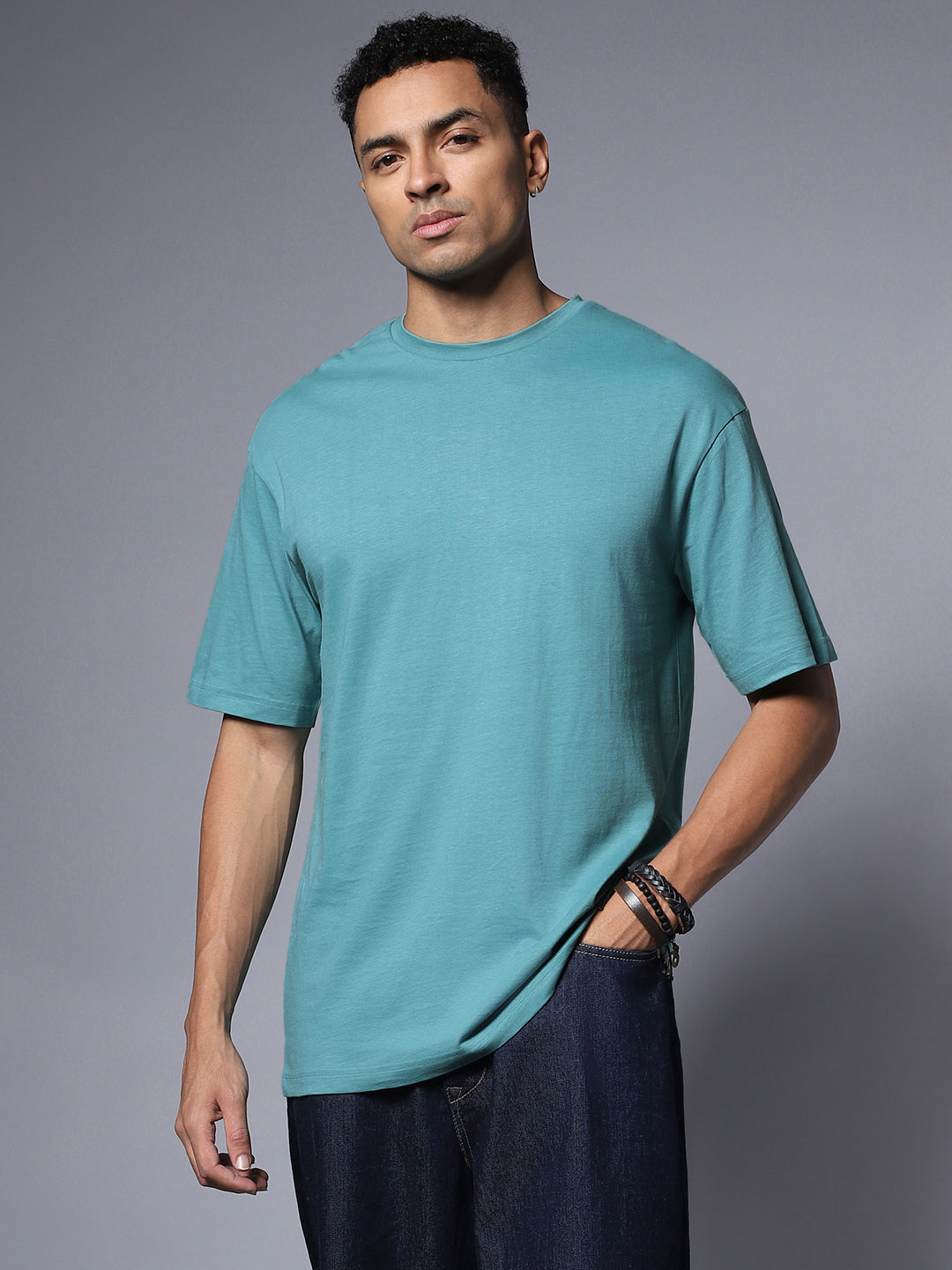 Round Neck Relaxed Pure Cotton short sleeve Tshirts