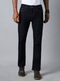 Men Blue Bootcut Low Distress Stretchable Jeans