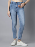 Women Slim Fit High-Rise Clean Look Jeans