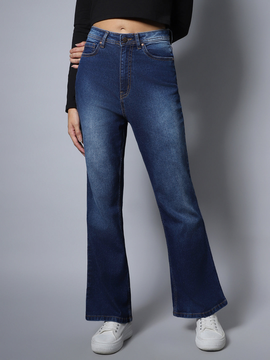 Stretch Flare Fit Jeans