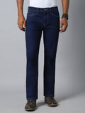 Men Blue Bootcut Stretchable Jeans