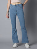 Women Bootcut High-Rise Clean Look Stretchable Jeans