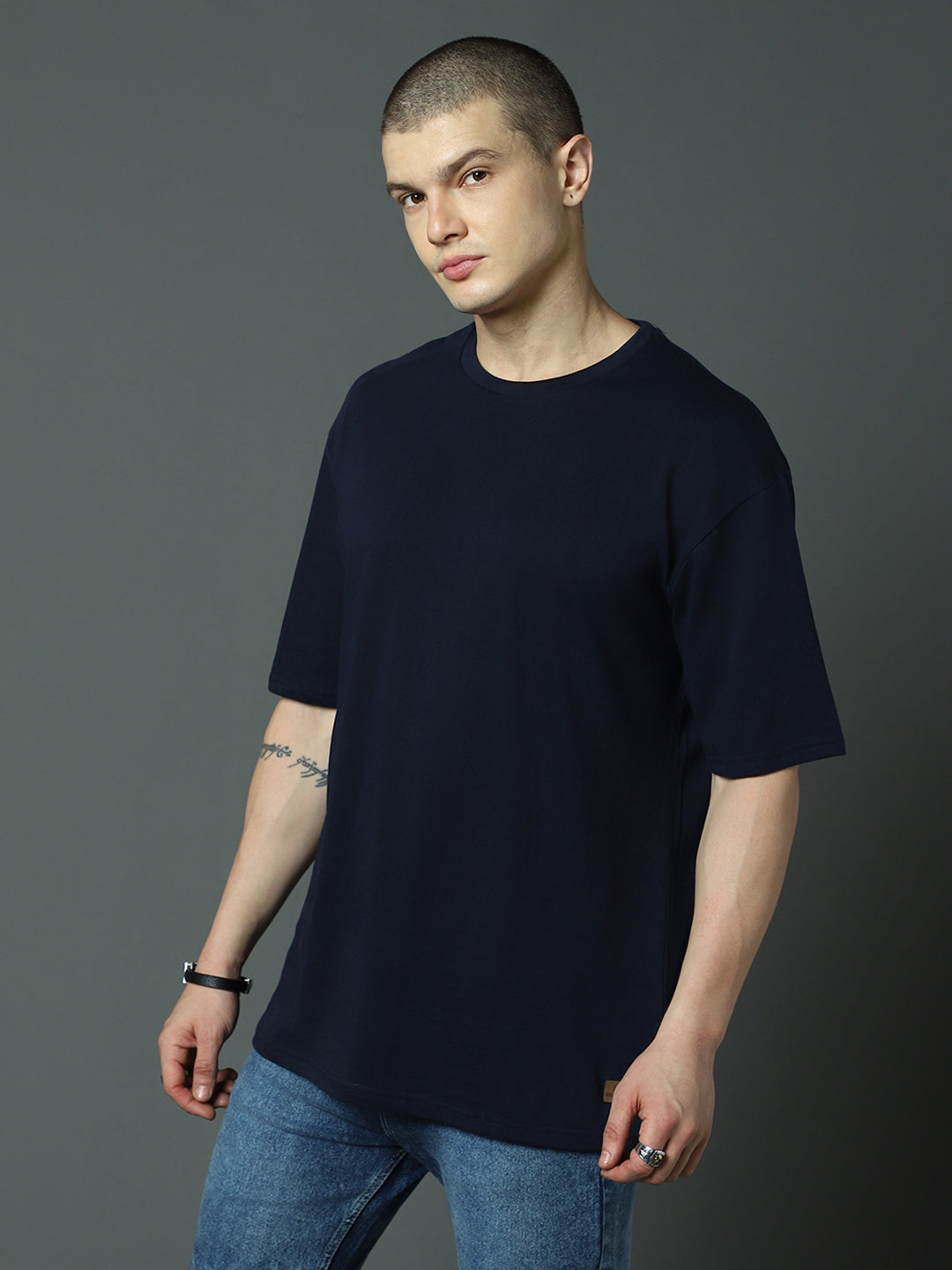 Round Neck Pure Cotton Relaxed fit T-shirt