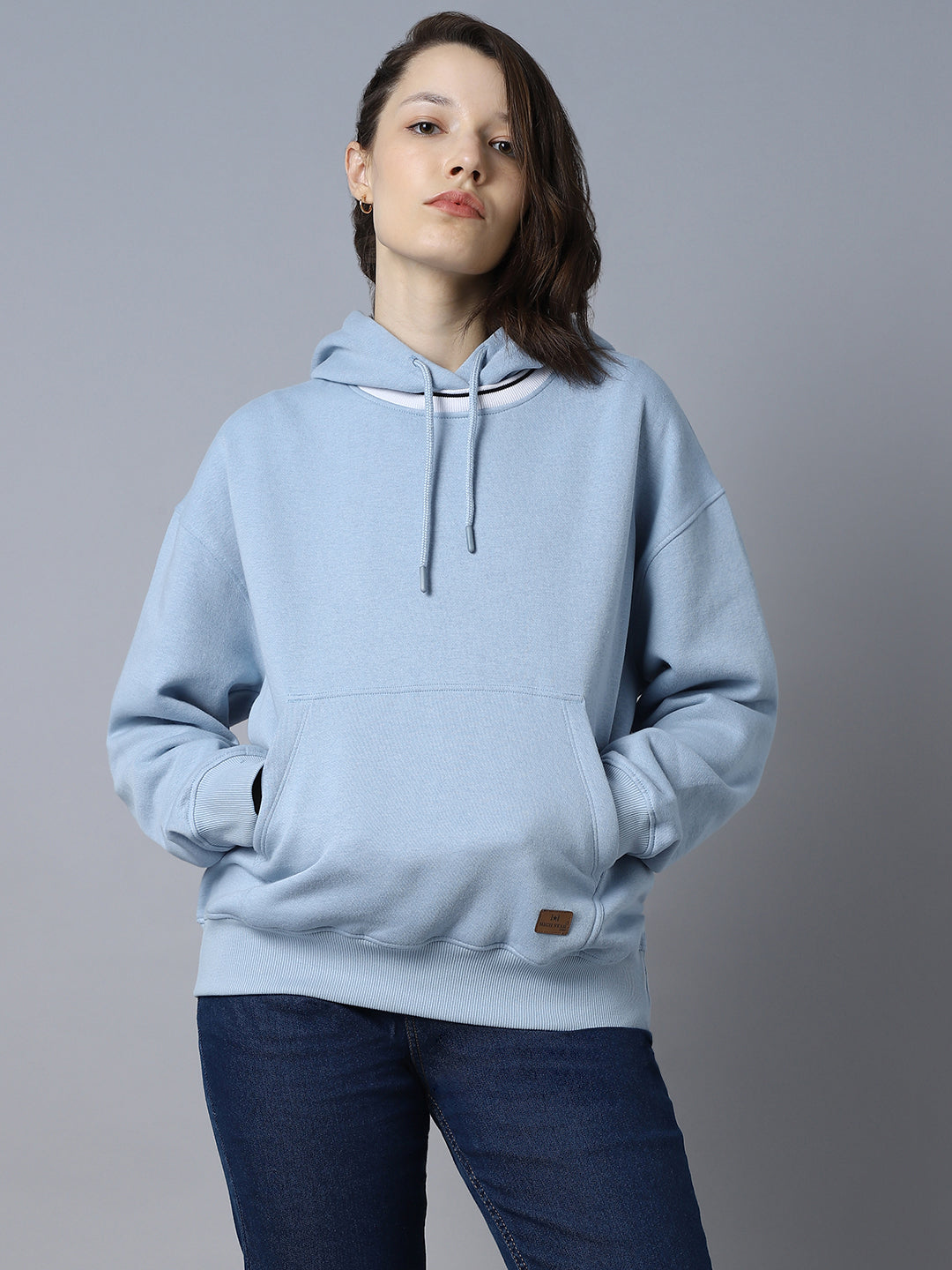 Hooded Long Sleeve Pullover Sweatshirt