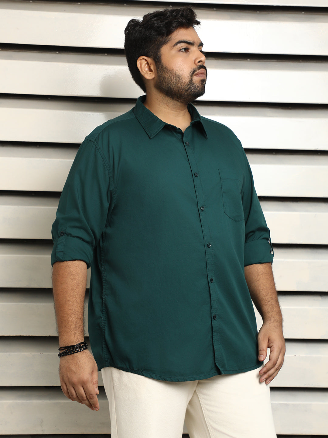 Plus Size Men Regular Casual Shirt