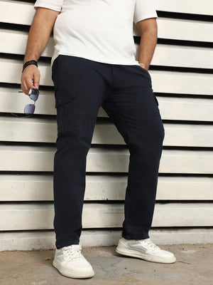 Plus Size Men Easy Wash Chinos Trousers