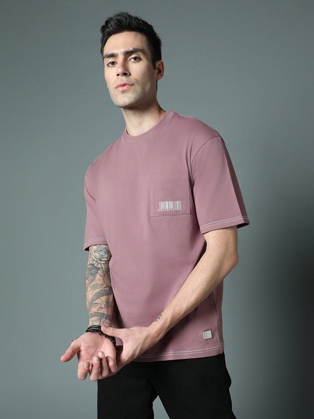 Round Neck Relaxed Fit Pure Cotton T-Shirts