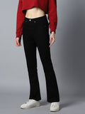 Women Bootcut High-Rise Clean Look Stretchable Jeans