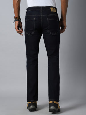 Men Blue Bootcut Stretchable Jeans