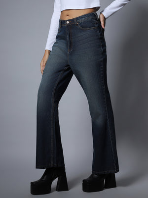 Non Stretch Cotton Flare Fit Jeans