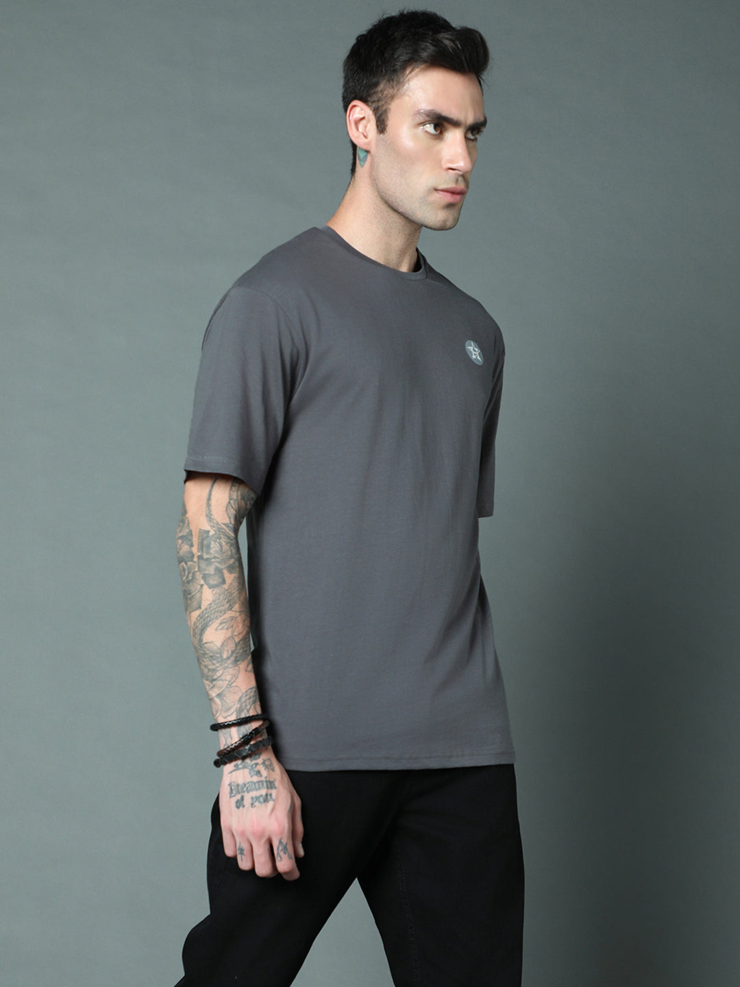 Graphic Printed Relaxed Fit Pure Cotton T-Shirts