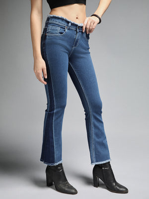 Women High-Rise Clean Look Stretchable Jeans