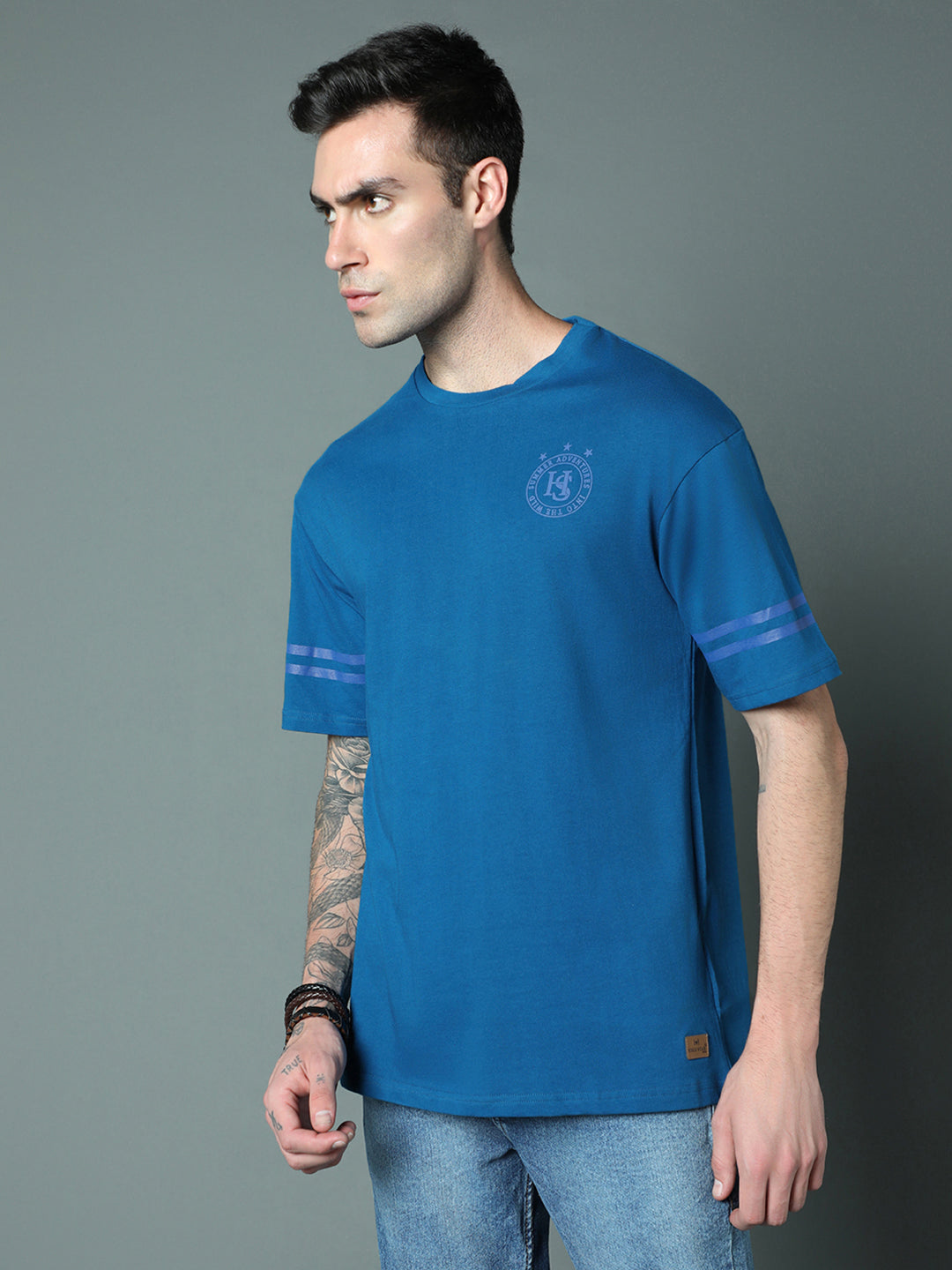 Round Neck Relaxed Pure Cotton short sleeve Tshirts