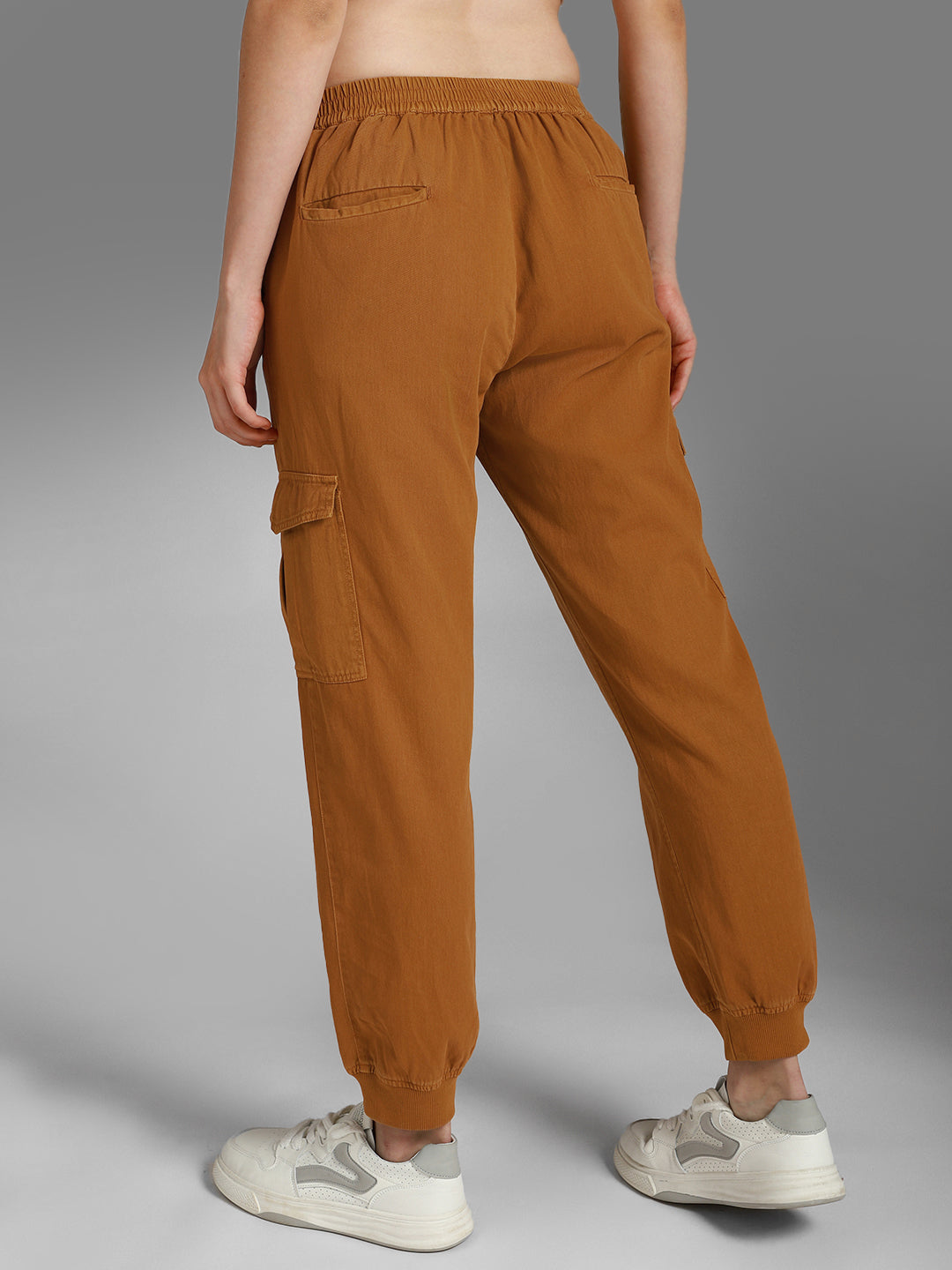 Women High-Rise Cotton Joggers