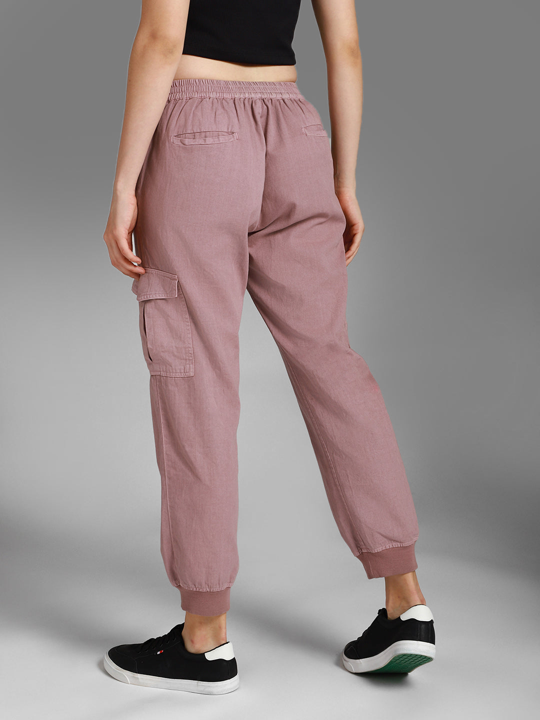 Women High-Rise Cotton Joggers