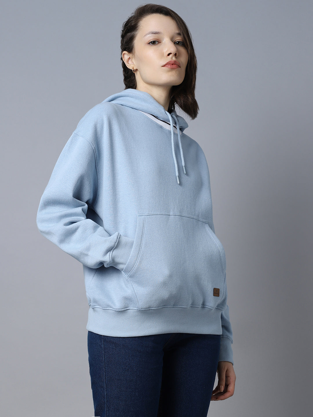 Hooded Long Sleeve Pullover Sweatshirt