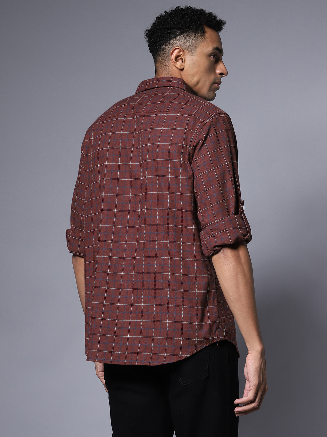 Checked Pure Cotton Casual Shirt