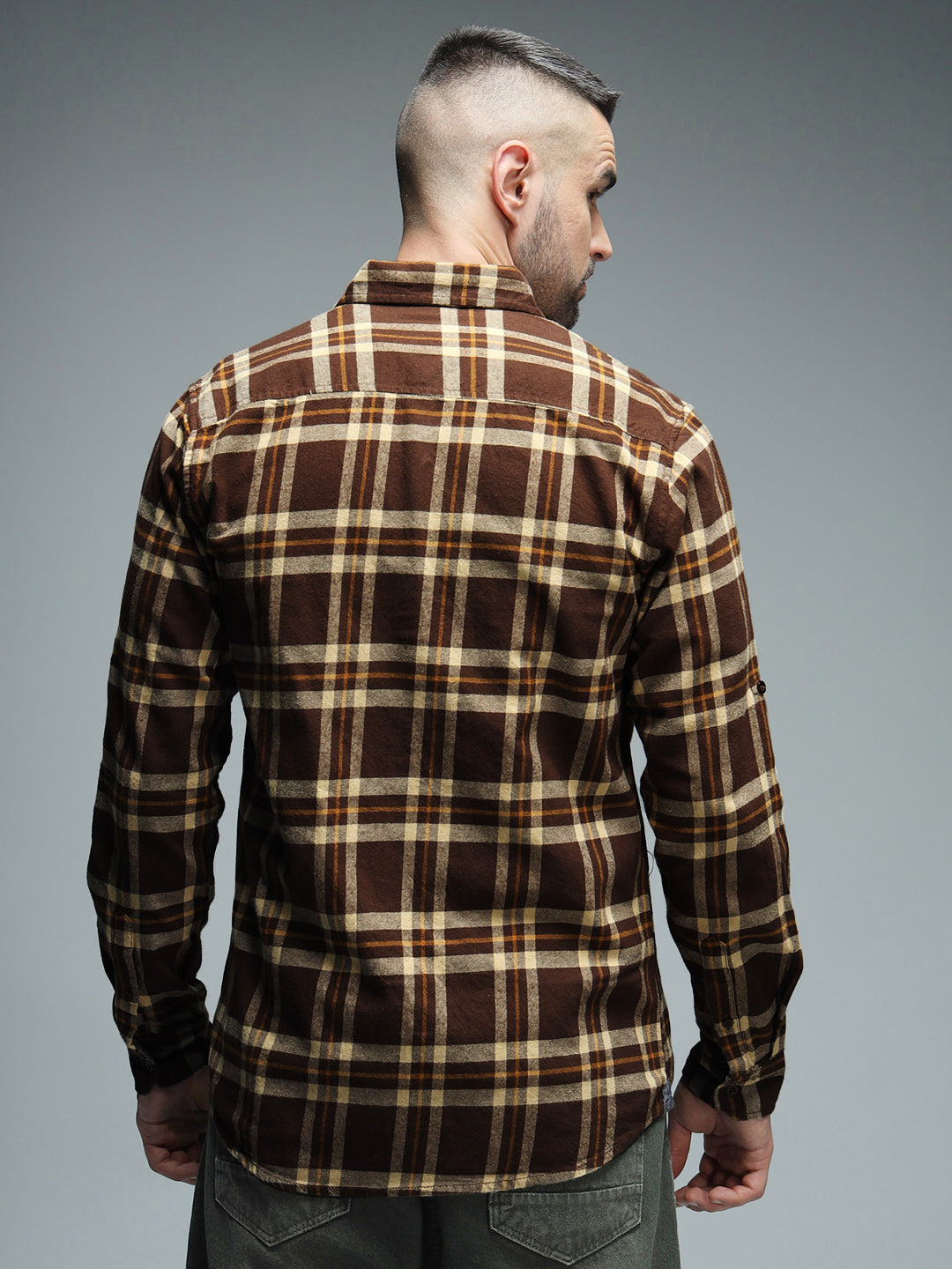 Standard Tartan Checked Pure Cotton Casual Shirt