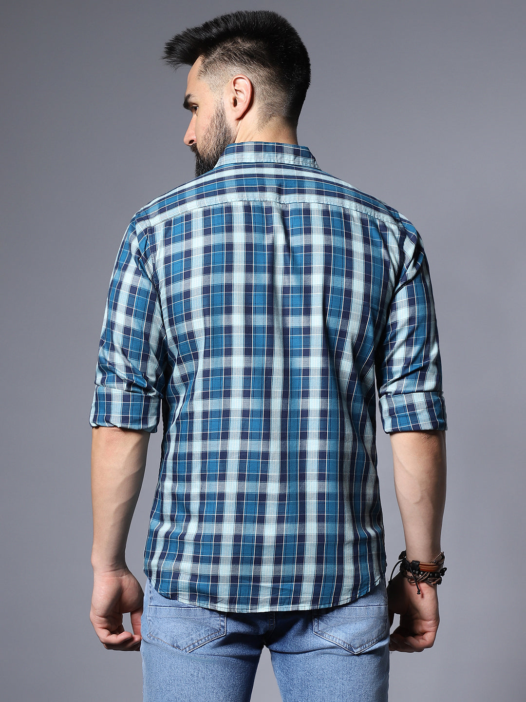 Checked Pure Cotton Cotton Regular Fit Casual Shirt