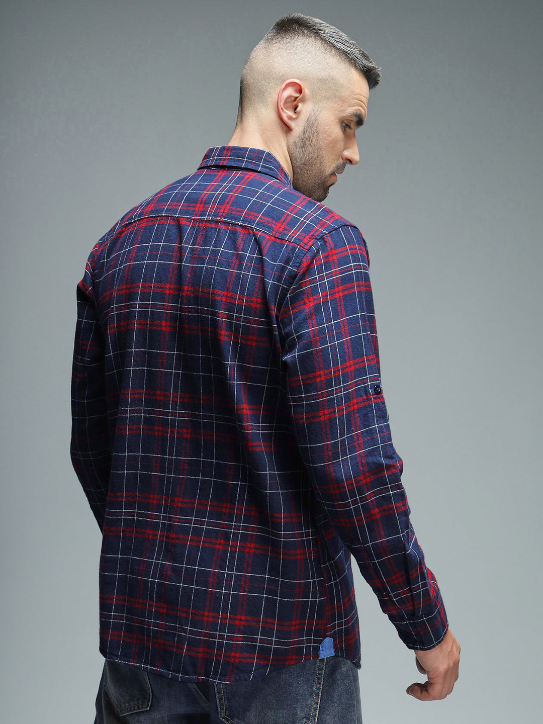 Standard Tartan Checked Pure Cotton Casual Shirt