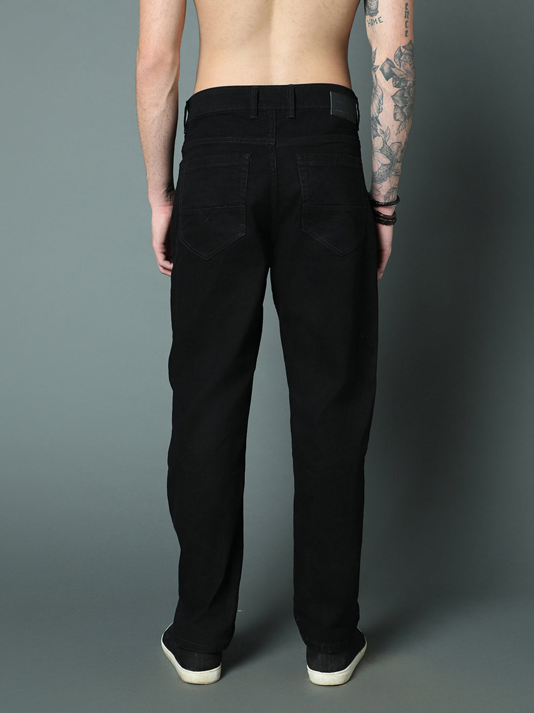 Men Straight Fit Mid-Rise Stretchable Clean Look Jeans