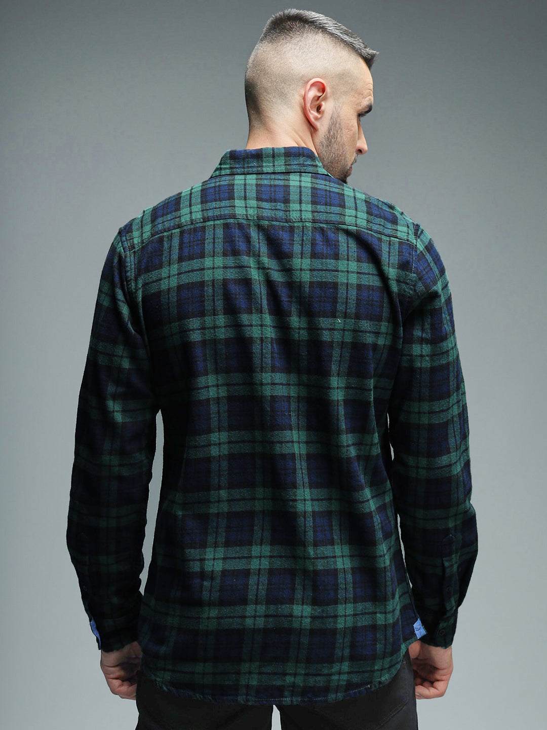 Standard Tartan Checked Pure Cotton Casual Shirt