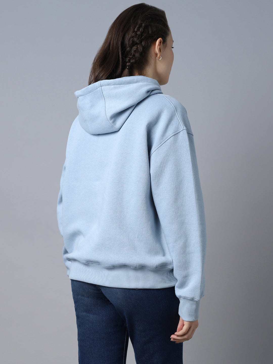 Hooded Long Sleeve Pullover Sweatshirt